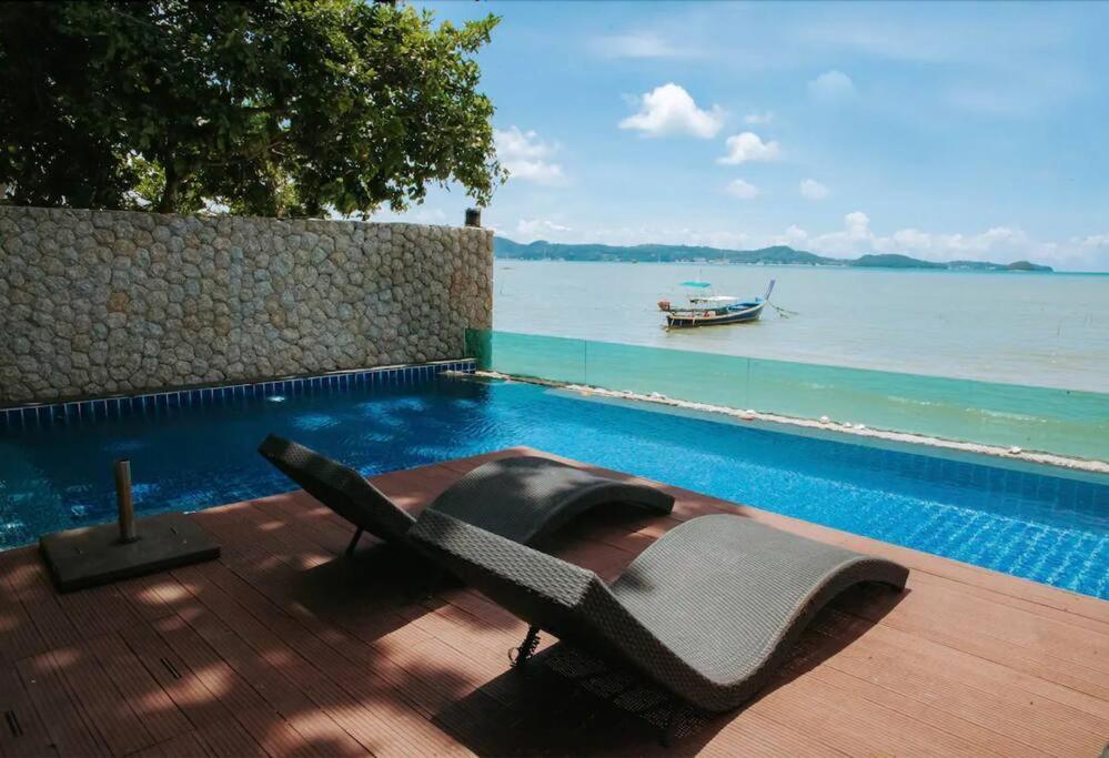 Beachfront Luxury Villa With Private Pool Ban Saiyuan Exterior foto